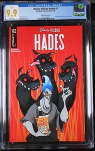 Disney Villains Hades #1 Duarte Trade Variant MINT CGC Universal Grade 9.9 - Picture 1 of 2