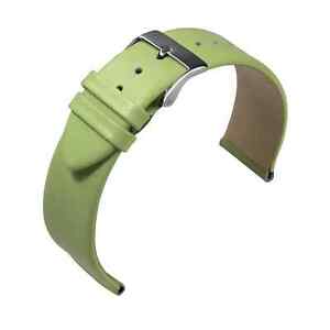 Watch Strap Nappa Calf Leather Pastel Green From Eulit - 14, 16, 18, 0 25/32in