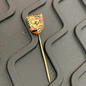 "Pin vintage de solapa/palo insignia Porsche esmalte de 5/16"" palo de 1,5""" - Imagen 1 de 2