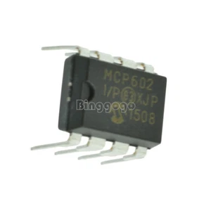 2pcs NEW MCP602 MCP602-I/P IC OPAMP DUAL SNGL 8-DIP - Bild 1 von 4