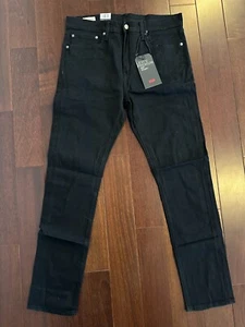 Levis 510 Jeans Skinny Fit Mens Levi's Denim Rinsed Dark Blue Black - Picture 1 of 23