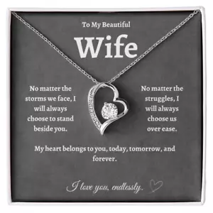 Eternal Forever Love Necklace for Wife~ A Symbol of Everlasting Love - Picture 1 of 5