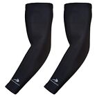  Compression Arm Sleeves for Men & Women UV Protection Elbow X-Large Black