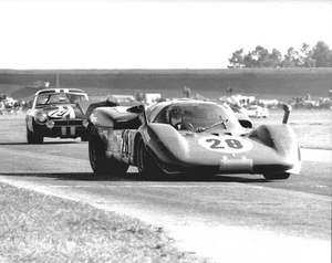 Vintage 8x10 1970 Daytona 24 Ferrari 512S Andretti Autorennen Foto - Bild 1 von 1