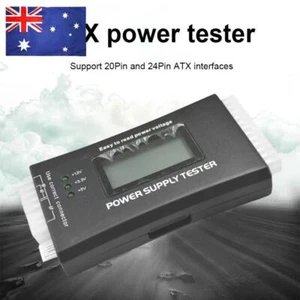 20/24 Pin LCD Display Computer Power Supply Tester Measuring for ATX BTX ITX TFX - Afbeelding 1 van 12