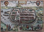 Barth - Bardum Pomeraniae - Braun & Hogenberg - Original von 1596