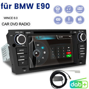 Für BMW 3ER E90 E91 E92 E93 7" DAB+ Bluetooth RDS Autoradio GPS Navi DVD FM USB
