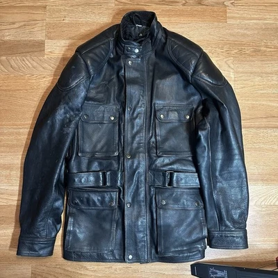 Abrigo chaqueta de cuero Hein Gericke Dakar con forro para clima cálido talla 42 regular Foto 1 de 4