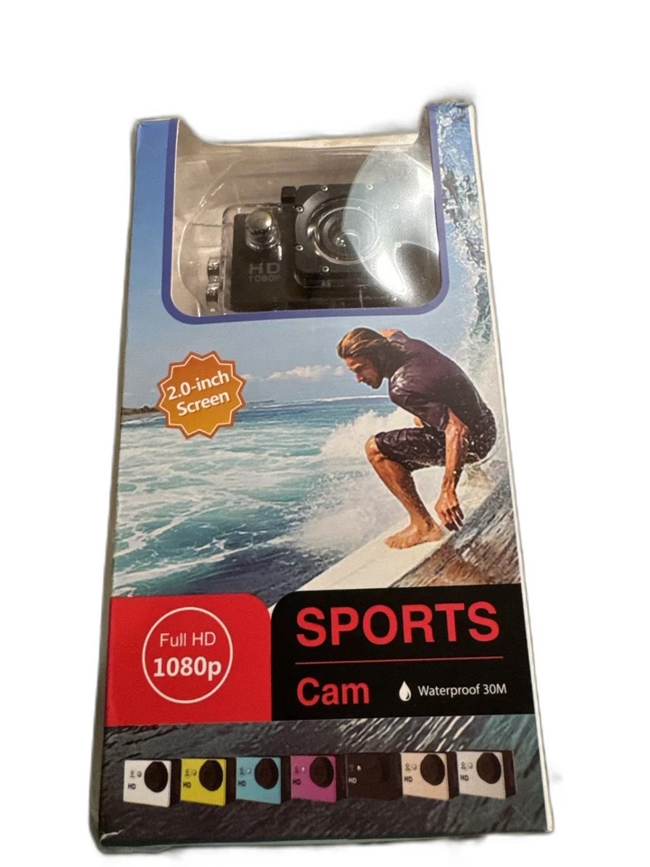 HD 1080P Waterproof Sports Camera - Image 1 of 4