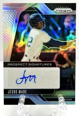 2025 Panini Prizm Jesus Made Silver Prizm Auto #PS-JM - Image 1 of 2