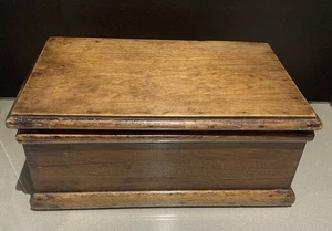 Vintage / Antique Wooden Sewing Jewellery Box For RESTORATION UPCYCLE PROJECT - Picture 1 of 21