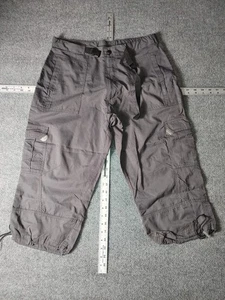 ALPINE DESIGN Capri Pants Women M Gray Hiking Gorpcore Outdoor Camping Walking - Picture 1 of 4