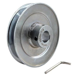 Polea de correa Saelno AB500-7/8 ranura única, 7/8 pulgadas diámetro 5" OD,... - Imagen 1 de 5