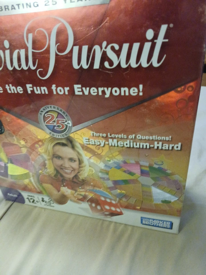 Hasbro 2008 Trivial Pursuit Board Game 25th Anniversary Edition