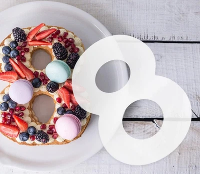 Plantillas de plástico para pasteles con números de 10 pulgadas de 18 piezas - moldes para pasteles Foto 1 de 4