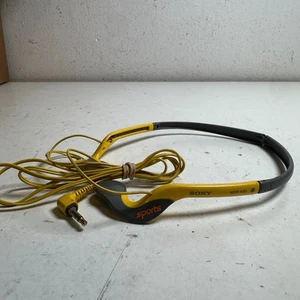 Vintage Sony MDR-A30 Sport gelb schwarz faltbare kabelgebundene Stereo Kopfhörer - Bild 1 von 10