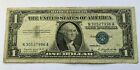 1957 A United States Note One Dollar Bill With Blue Seal