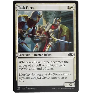 x4 Task Force J22 Playset MTG M/NM Common White Creature Human Rebel TCG CCG - Picture 1 of 3