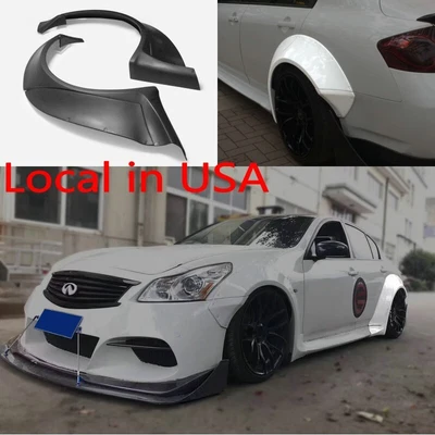 Kit de carrocería ancha para Infiniti G37 TP estilo FRP guardabarros trasero llamaradas guardabarros kits de carrocería Foto 1 de 4
