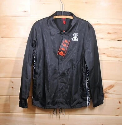 Faze Clan x Kappa Button Up Black Light Jacket New With Tags Adult Size Large - Image 1 of 4