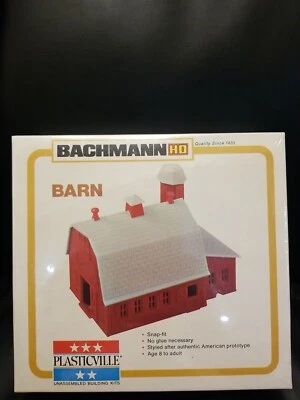 Vintage Bachmann/Plasticville HO Snap Fit Barn #2602 - NEW Factory Sealed!  - Image 1 of 4
