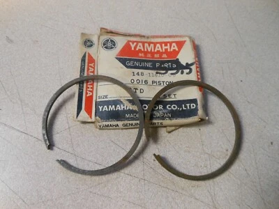 Juego de anillos de pistón NOS Yamaha STD YD3 YD2 148-11610-00 Foto 1 de 4