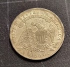 1836 buste à revers plafonné demi-dollar 50 °C à l'envers extrêmement fin (XF)