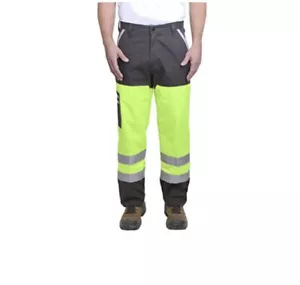 Caterpillar Paving Hi Vis Pants 32x30 CAT Asphalt Road Work High Visibility - Picture 1 of 4