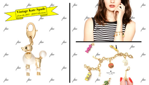 CIONDOLO BARBONCINO KATE SPADE COME AFFASCINANTE BRACCIALE SHAGGY DOG POMS CLAUDE MA CHERIE