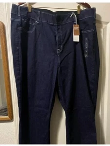 Lane Bryant High-Rise boot, essential stretch women’s blue jeans 26 Comfort NWT - Picture 1 of 6
