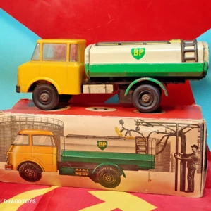 VINTAGE TRUCK BP TANKER CISTERN MS 25 MSB VEB TOY DDR GDR GERMANY ORIGINAL BOX - Picture 1 of 24