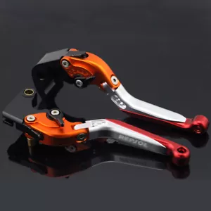 Brake Clutch Levers For HONDA CBR600RR CBR1000RR 03-21 REPSOL Folding Extendable - Picture 1 of 11