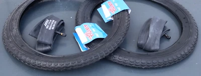 AWINA 2 Fahrradreifen 16 Zoll Reifen (16 x 1.75) M122 inklusive 2 Schläuche AV