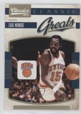 2009-10 Panini Classics Classic Greats Gold /100 Earl Monroe #7 HOF