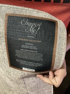 Inspire Me! Home Decor Shadow 26" x 45" Rug Grey - NEW - Picture 1 of 2