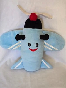 1999 CVS Stuffins 13" Plush AIRPLANE Misfit Rudolph Red Nosed Reindeer Blue Toy - Picture 1 of 4
