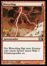 Lightning/Lightning Bolt | EX | M11 | Ger | Magic MTG