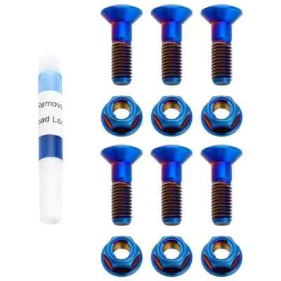 Kit de pernos de piñón Tusk Titanium motocicleta moto MX 2119380001 Foto 1 de 3