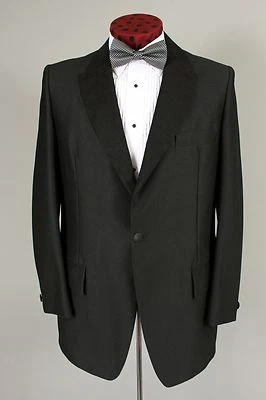 Chaqueta de Cena Esmoquin Negra Clásica 40L De Colección Para Hombre Noche Formal 280 Foto 1 de 4