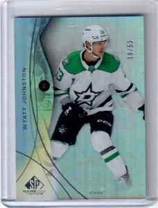 2024-25 SP Game Used Wyatt Johnston Rainbow Insert Card /53 Dallas Stars - Picture 1 of 2