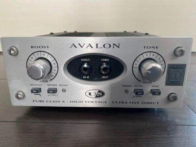 AVALON DESIGN Direct Box U5 Pure Class A Instrument DI-Pre Amplifier Silver  - Image 1 of 2