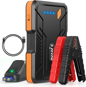 S ZEVZO Jump Starter 1000A Peak Portable for Car (Up to 7.0L...  - Picture 1 of 7