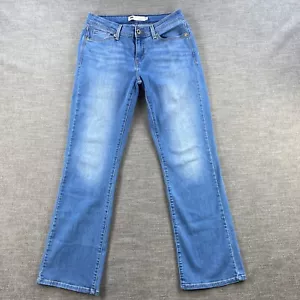 Pantalones de mezclilla para mujer Levis, talla 10, curvos 529, corte ligero lavado, elásticos 5 bolsillos - Imagen 1 de 14