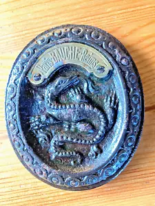 DRACHEN historisches Panzerschrank Schloss Jahrhundertwende "BAUCHE PARIS REiMS" - Bild 1 von 4