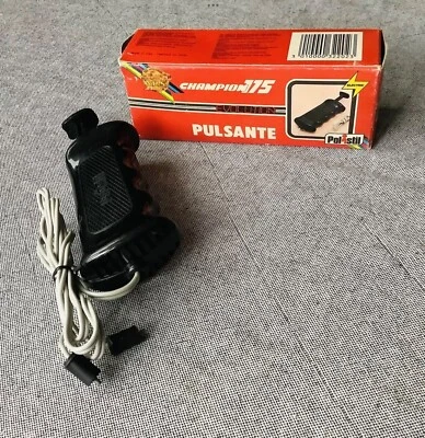 SLOT CAR 1/32 ‘70 ‘80 POLICAR POLISTIL PULSANTE DI COMANDO NERO A28 - Immagine 1 di 4