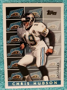 1995 TOPPS CHRIS HUDSON #463 JACKSONVILLE JAGUARS - Picture 1 of 4