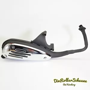 Auspuff Piaggio Fly Liberty Zip 2 50 4Takt V2 Scarabeo Sportcity Bj. 02-14 9171 - Bild 1 von 5