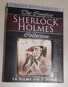 Die komplette Sherlock Holmes Sammlung 2010 DVD 5 Discs Basil Rathbone 14 Filme - Bild 1 von 5
