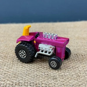 VINTAGE 1972 LESNEY MATCHBOX SUPERFAST NO.25 PINK MOD TRACTOR TOY - Picture 1 of 8