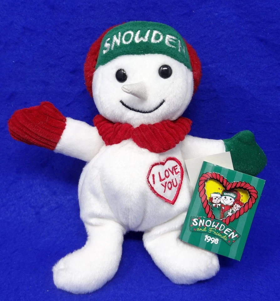 Snowden & Friends 1998 Raccoon 7" Beanie Plush and Original Tag